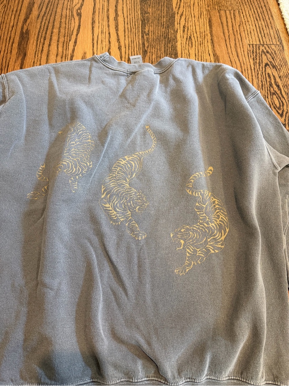 Urban Outfitters Crewneck Sweater with Tiger Print